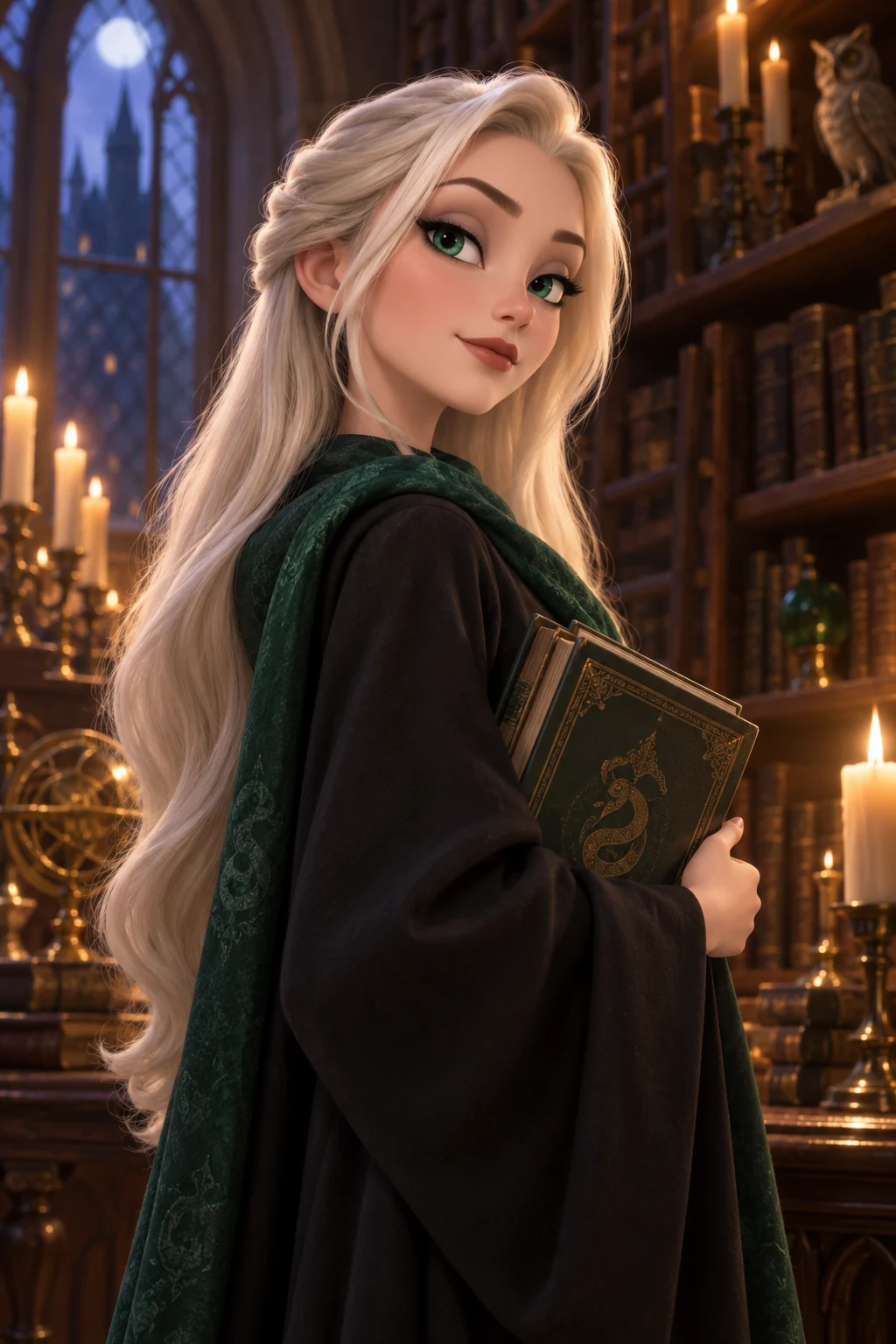 ห้องสมุดเวทมนตร์ 3D